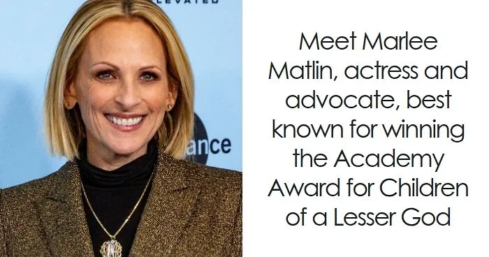 Marlee Matlin: Bio And Career Highlights