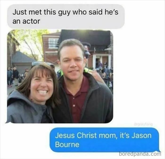 Jesus Christ It’s Jason Bourne