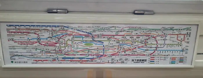 The Tokyo Subway Map Has... Legibility Issues