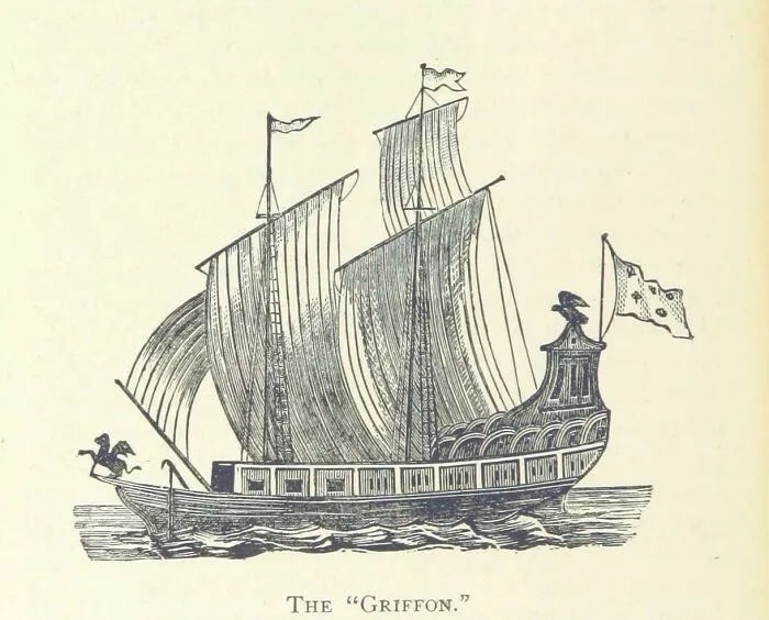 August 7, 1679, The Brigantine Le Griffon, Commissioned By René-Robert Cavelier, Sieur De La Salle, Is Towed To The South-Eastern End Of The Niagara River, To Become The First Ship To Sail The Upper Great Lakes Of North America