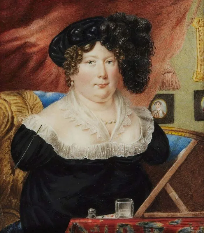 Sarah Biffin (1784-1850) Was A Famous Painter And Performer Who Was Born Without Arms Or Legs And Was Known For Her Highly Detailed Portraits Of English Royalty And Nobility