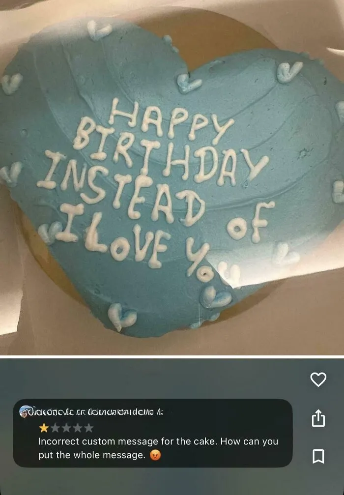 Please Write Happy Birthday Instead Of I Love You