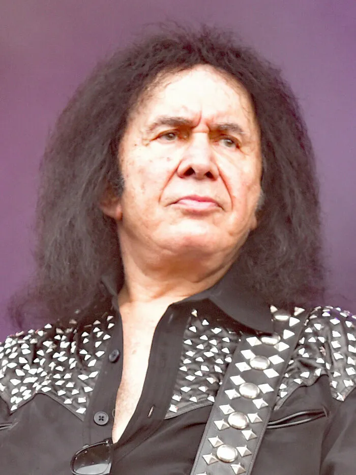 Israeli-American Singer-Songwriter, Producer, and Actor Gene Simmons, 77