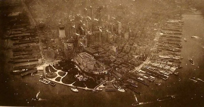 First Aerial Photo Of Manhatten 1906
