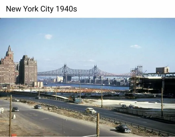 Rare photo of New York City 1940s, a fascinating urban landscape from American history.