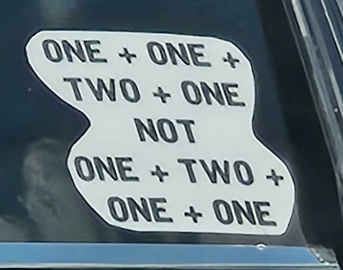 Help Me Find The Meaning Of This Bumper Sticker