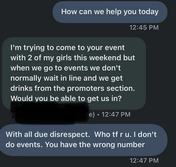 Girl Wants To Come To Event For Free And Skip Line Because Her And Her Friends “Are Pretty”