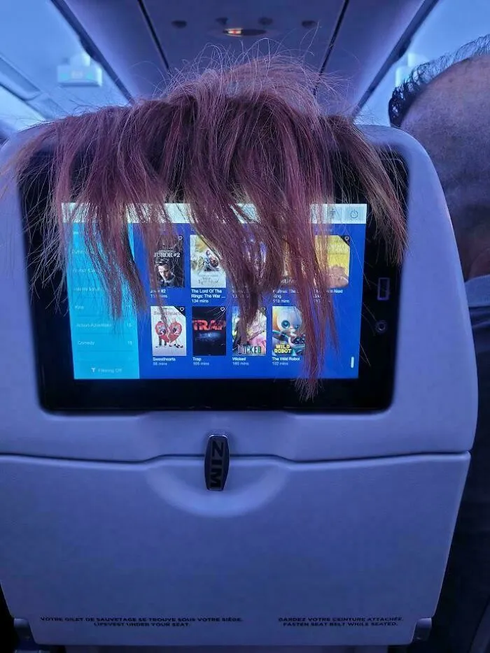 This Lady On My 10 Hour Flight