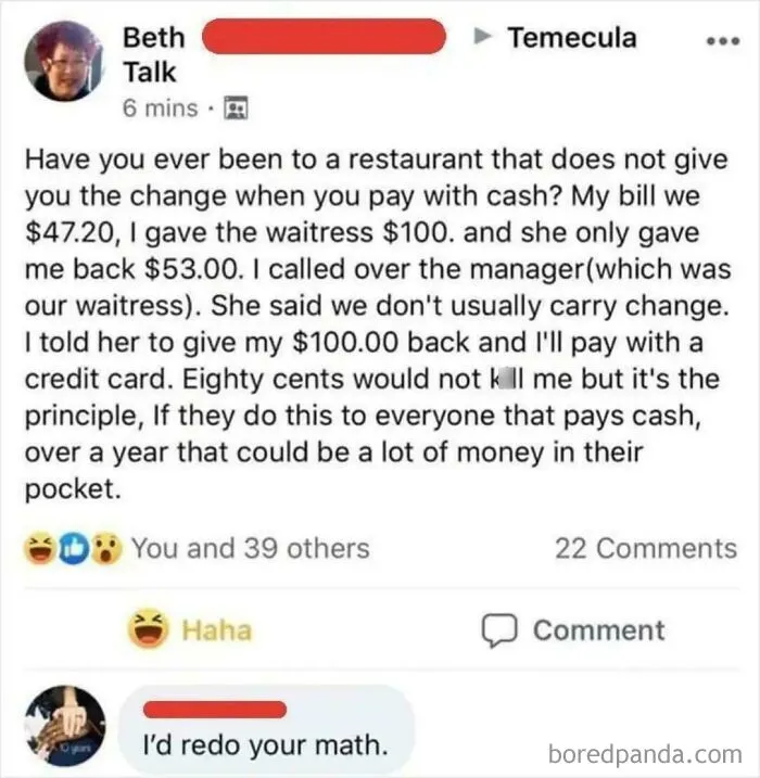 Give Me Back My $100