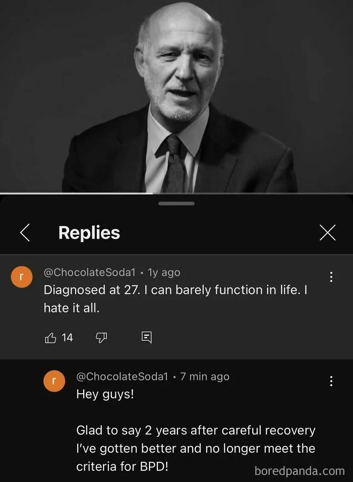 On A Video About Borderline Personality Disorder (Bpd)