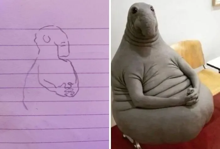 Help Me Find This Creature. I Managed To Draw It Frkm Memory