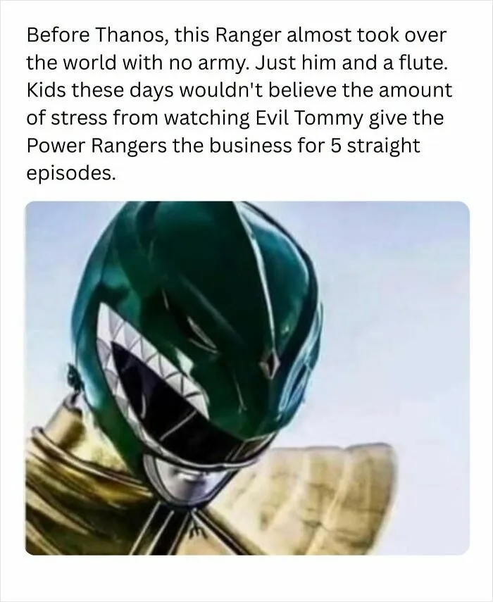 Close-up of the Green Power Ranger helmet, evoking '90s nostalgia and golden memories for fans.
