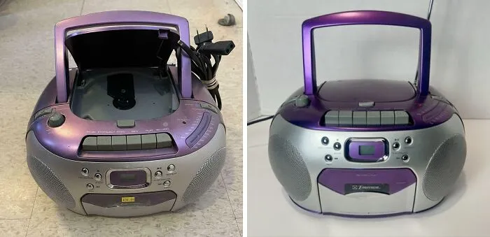 Help Me Find My Childhood Cd Player (Purple Emerson Pd6517)