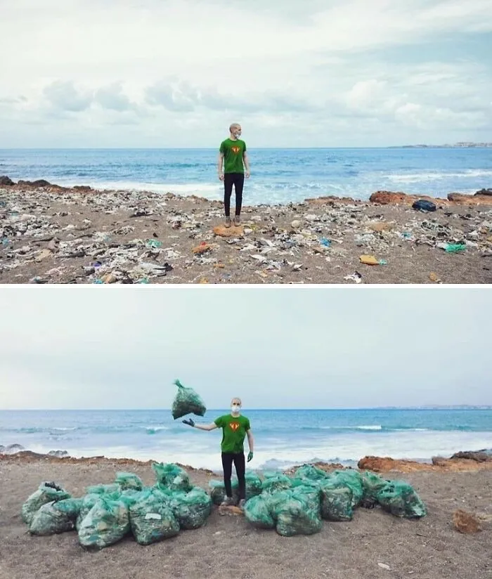 Detrashed Beach