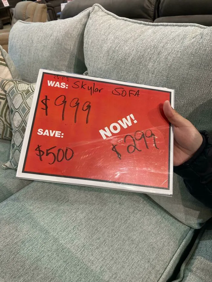 The Employees Kept Wondering Why My Wife And I Were Laughing Throughout The Store Like Idiots. About 25 Of These “Alternative Math” Signs