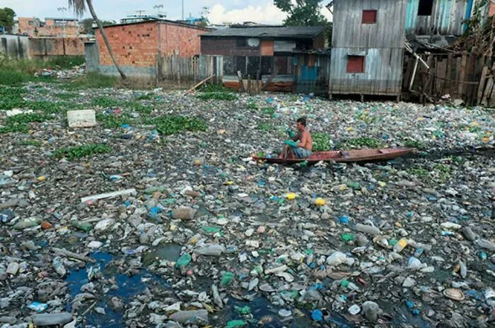 The Urban Destruction Of Nature. Manaus, Brazil
