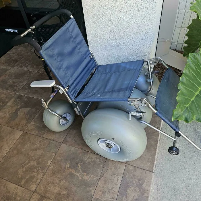 Florida Condo I Stayed At Had Beach-Accessible Wheelchairs