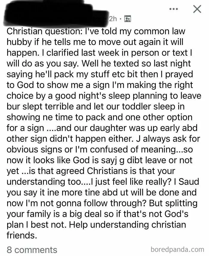 My Marriage Is Rocky But God Hasn’t Sent Me A Sign To Leave????