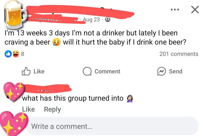 May I Have Some Beer Please 🥺🥺 Even If It Hurts My Unborn Child??
