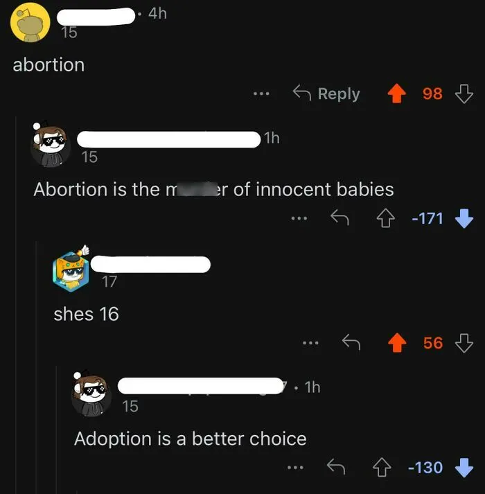 From A Post On R/Teenagers