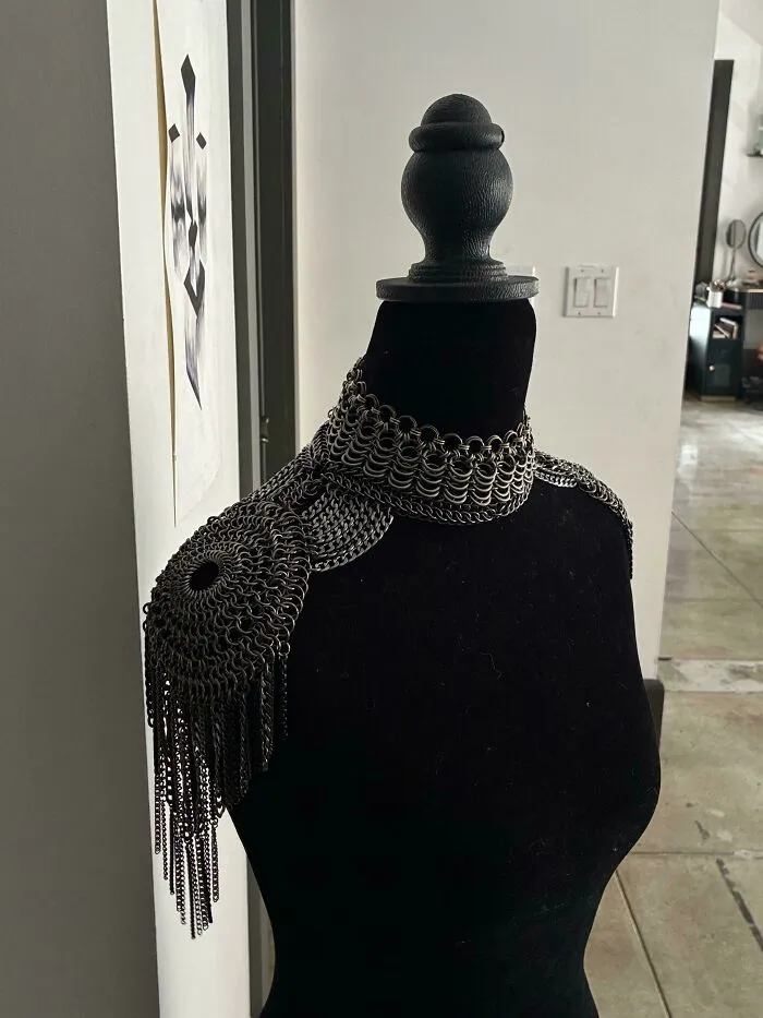 My First Chainmail Epaulette Piece