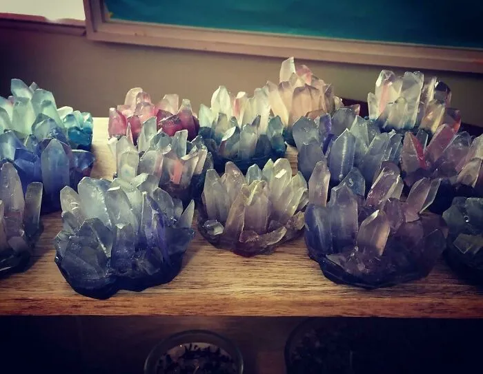 My Handmade Geode Soaps