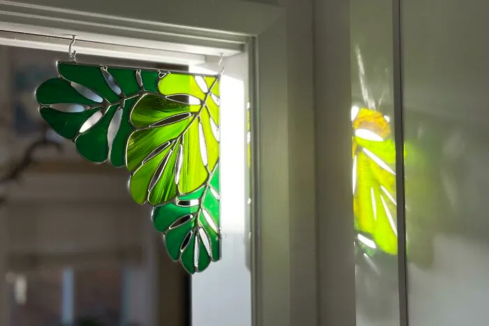 I Got Into Making Stained Glass During Quarantine - My Favorite Things To Make Are Corners Like This