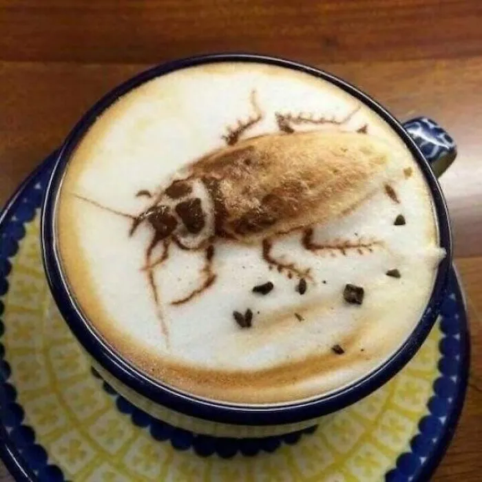 Cockroach Latte. It Is A Great Execution But Why?