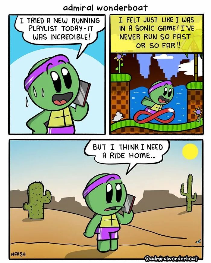 32 New Funny Comics About Life That Occasionally Take A Darkly Humorous Turn By This Artist