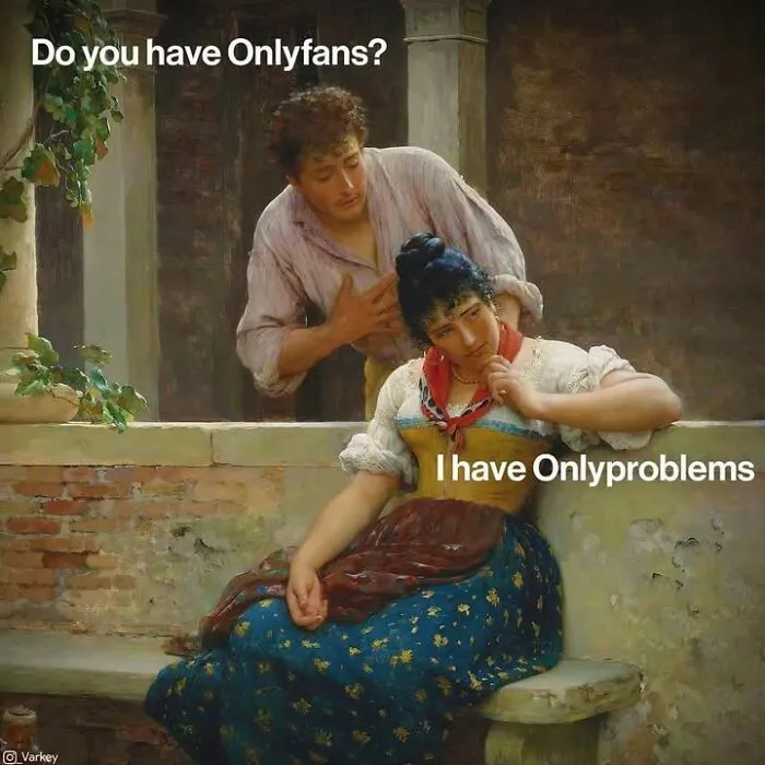 37 New Funny Edits By Varkey That Give Classical Paintings A Hilarious Modern Twist