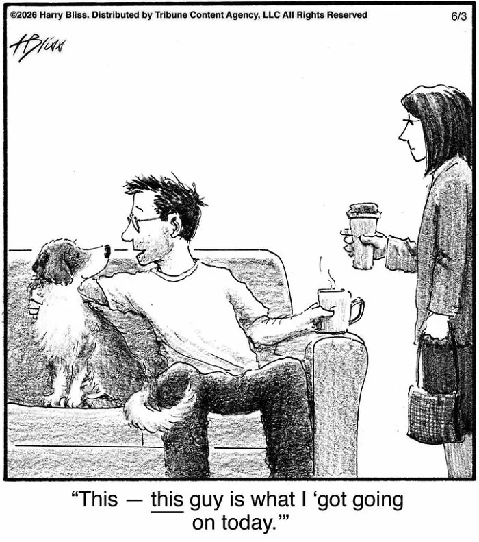 33 Humorous One-Panel Dog Comics By The New Yorker Magazine Cartoonist Harry Bliss (New Comics)