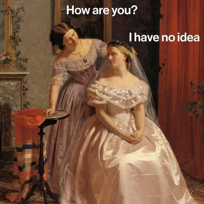 37 New Funny Edits By Varkey That Give Classical Paintings A Hilarious Modern Twist