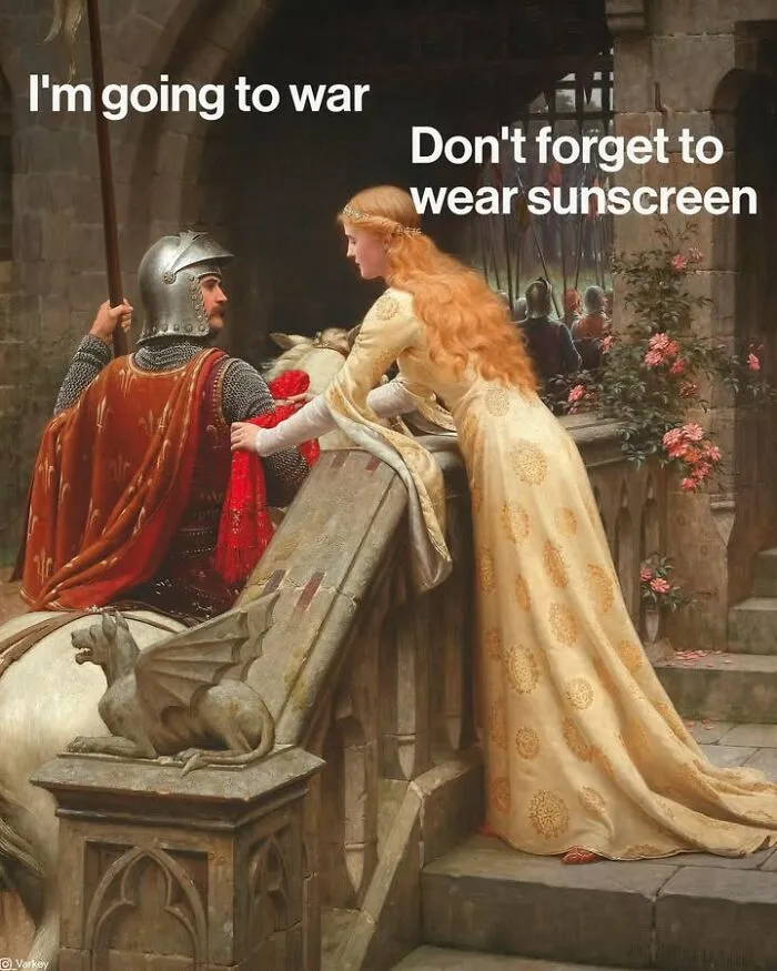 37 New Funny Edits By Varkey That Give Classical Paintings A Hilarious Modern Twist