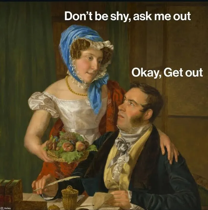 37 New Funny Edits By Varkey That Give Classical Paintings A Hilarious Modern Twist