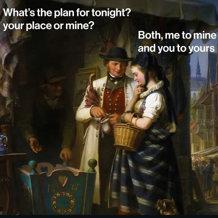 37 New Funny Edits By Varkey That Give Classical Paintings A Hilarious Modern Twist