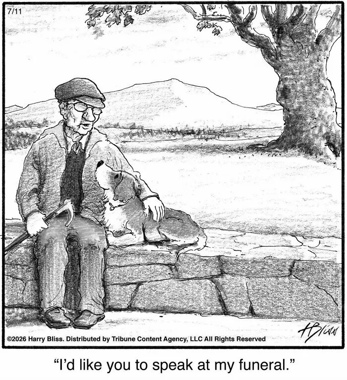 33 Humorous One-Panel Dog Comics By The New Yorker Magazine Cartoonist Harry Bliss (New Comics)