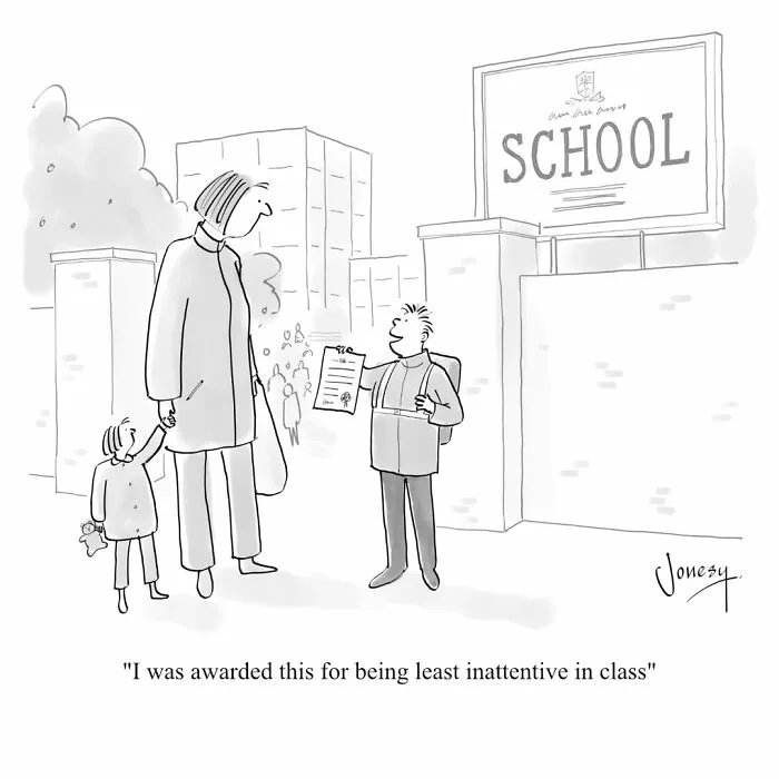 40 Hilariously Dry Cartoons By Jonesy About Relationships, Work And Everyday Life