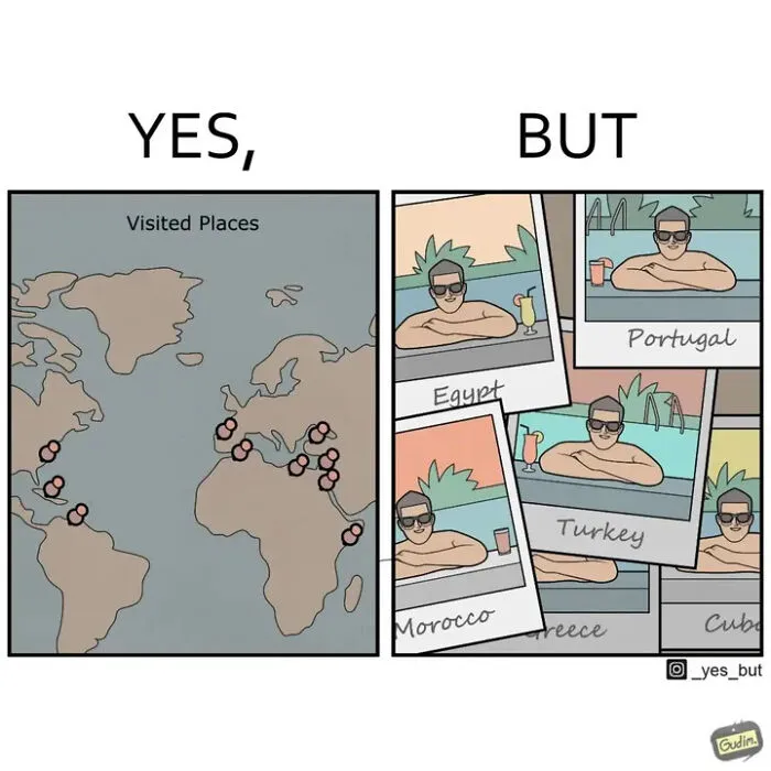 “Yes, But”: 24 New Comics By This Artist That Expose The Weird Logic Of Modern Life