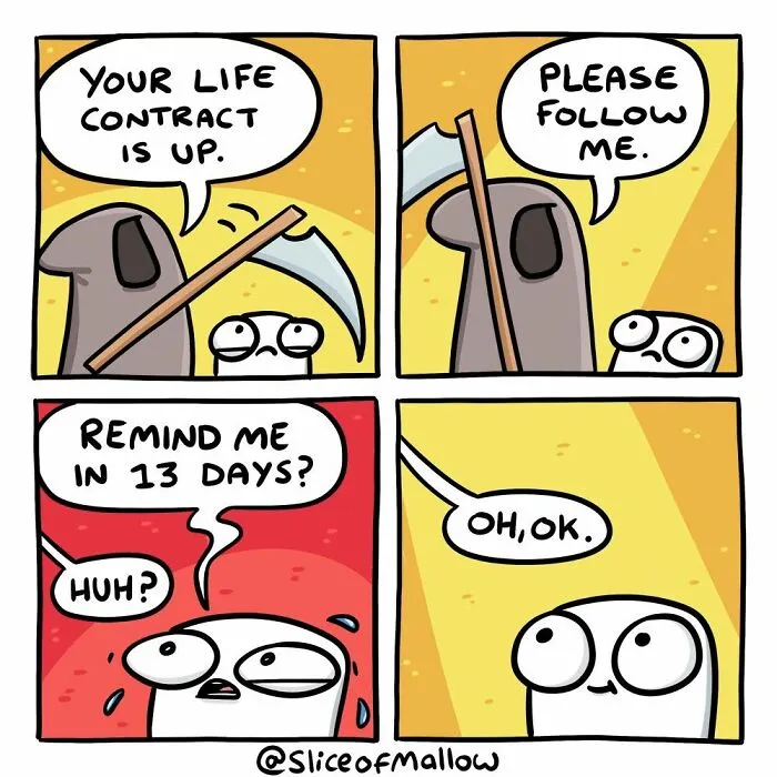 42 New Adorable Comics By Adam Foreman About A Marshmallow Dealing With The Ups And Downs Of Life