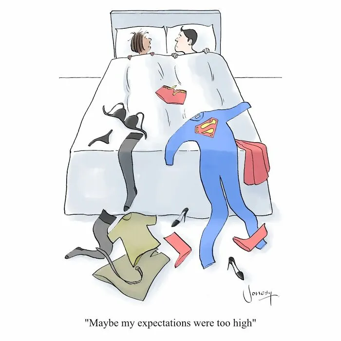 40 Hilariously Dry Cartoons By Jonesy About Relationships, Work And Everyday Life