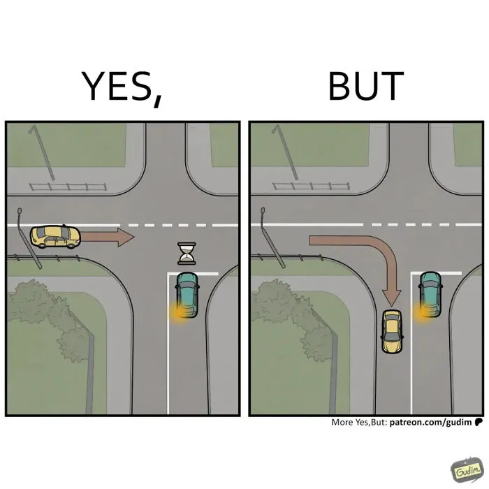 “Yes, But”: 24 New Comics By This Artist That Expose The Weird Logic Of Modern Life