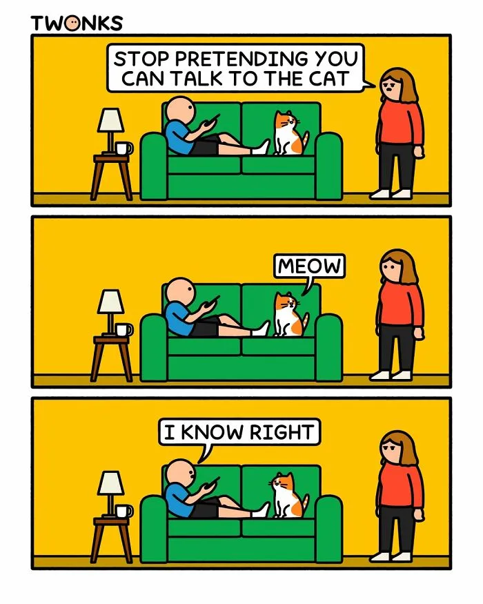 23 Delightfully Funny Cat Comics By Steve Nelson To Make Your Day Better