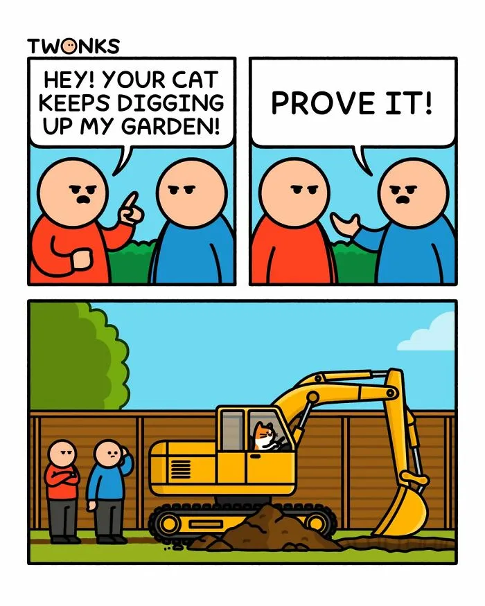 23 Delightfully Funny Cat Comics By Steve Nelson To Make Your Day Better