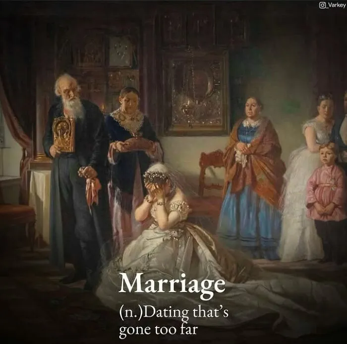 37 New Funny Edits By Varkey That Give Classical Paintings A Hilarious Modern Twist
