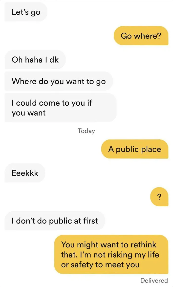 The Audacity…