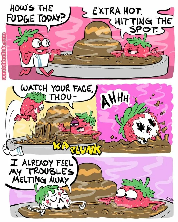 32 New Funny Comics About Life That Occasionally Take A Darkly Humorous Turn By This Artist