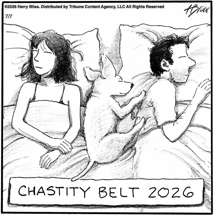 33 Humorous One-Panel Dog Comics By The New Yorker Magazine Cartoonist Harry Bliss (New Comics)