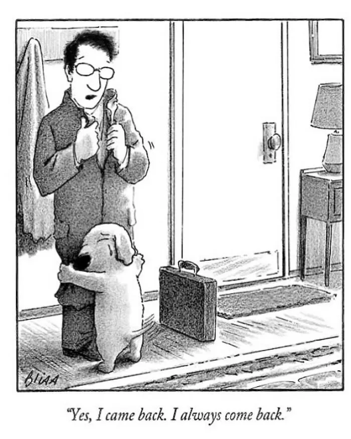 33 Humorous One-Panel Dog Comics By The New Yorker Magazine Cartoonist Harry Bliss (New Comics)