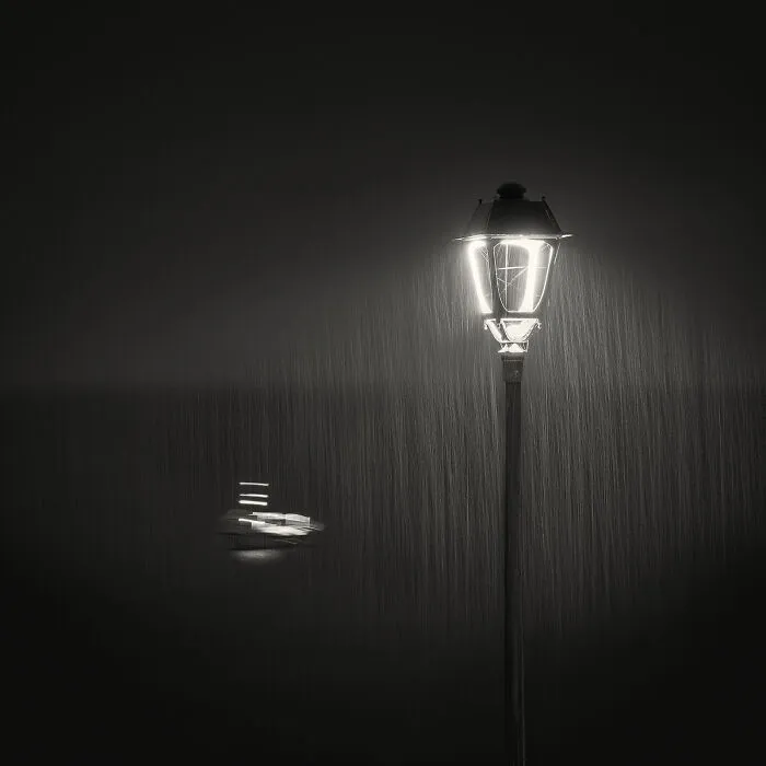 In The Rain By Rolandas Urbonavicius