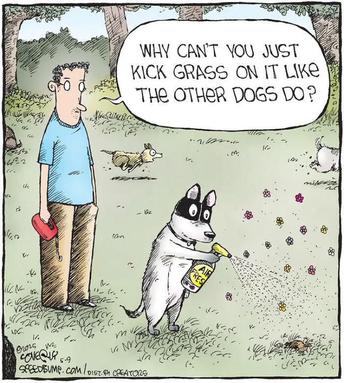 25 Hilarious Dog Comics By The Artist Behind ‘Speed Bump’